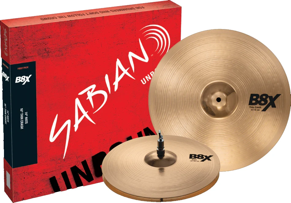 Set de Platillos Sabian B8X 14" y 16"