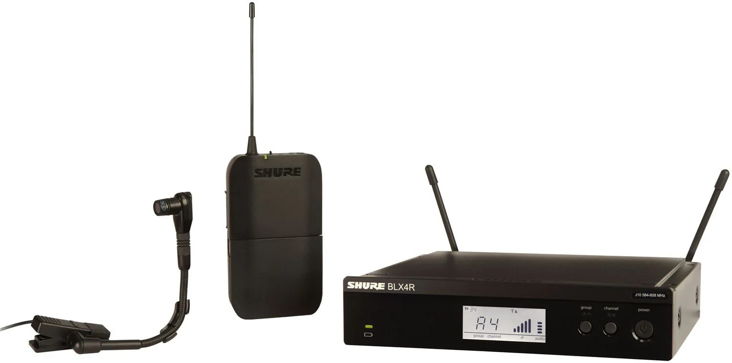 Sistema Inalámbrico Rack Shure BLX14R con Micrófono Beta 98
