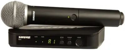 Sistema Inalámbrico Shure BLX24 con Micrófono PG58