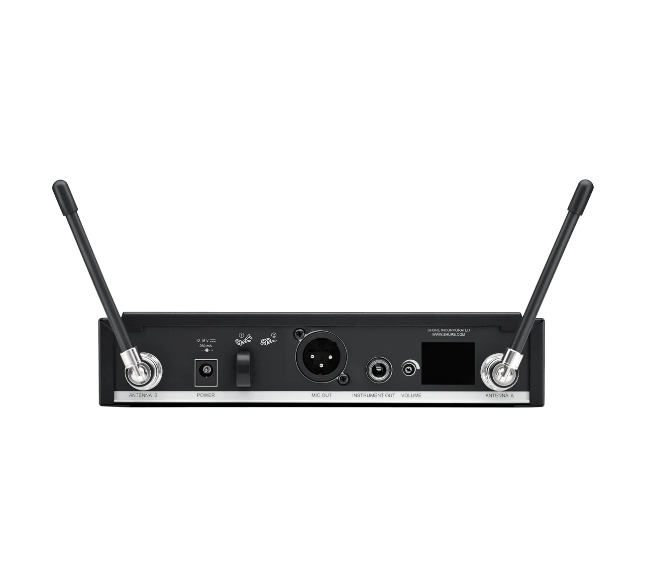 Sistema Inalámbrico Rack Shure BLX24R con Micrófono Beta 58A - Imagen 3