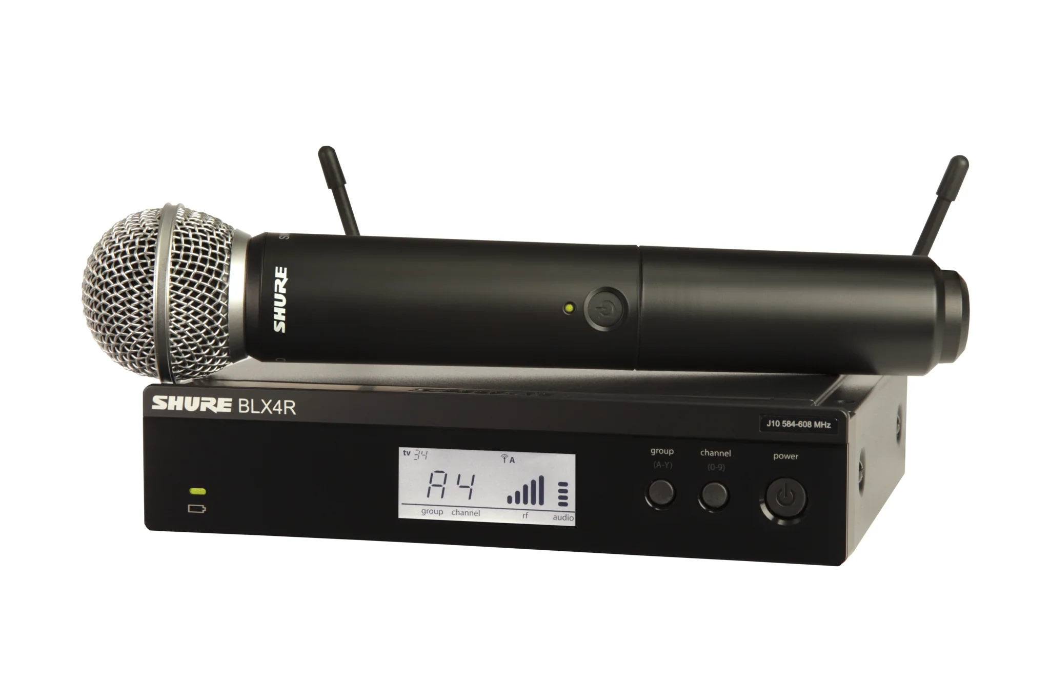 Sistema Inalámbrico Rack Shure BLX24R/SM58