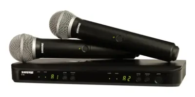 Sistema Inalámbrico Doble Vocal Shure BLX288/PG58