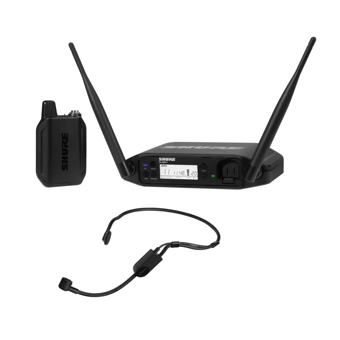 Sistema Inalámbrico Digital Shure GLXD14+ con Diadema PGA31