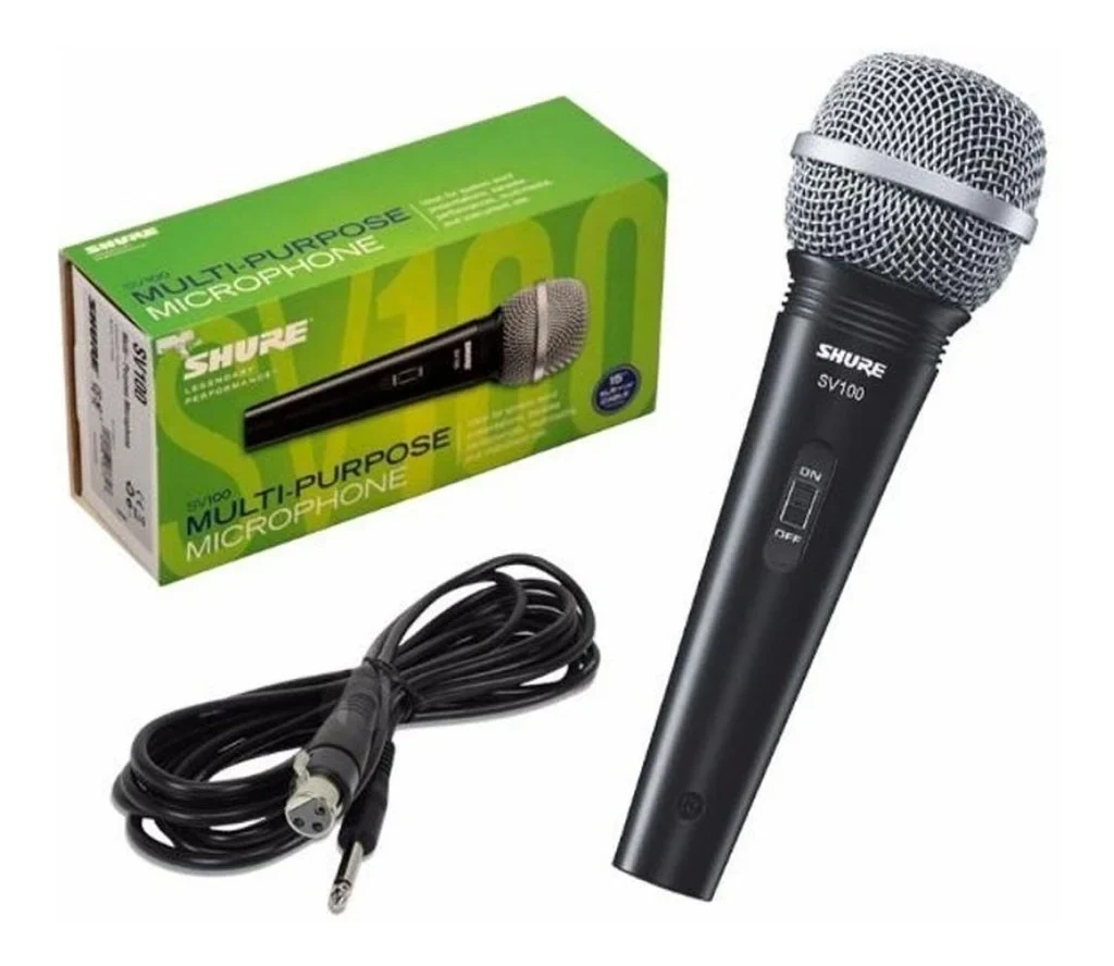 Shure Micrófono Dinámico SV100 para Vocalista