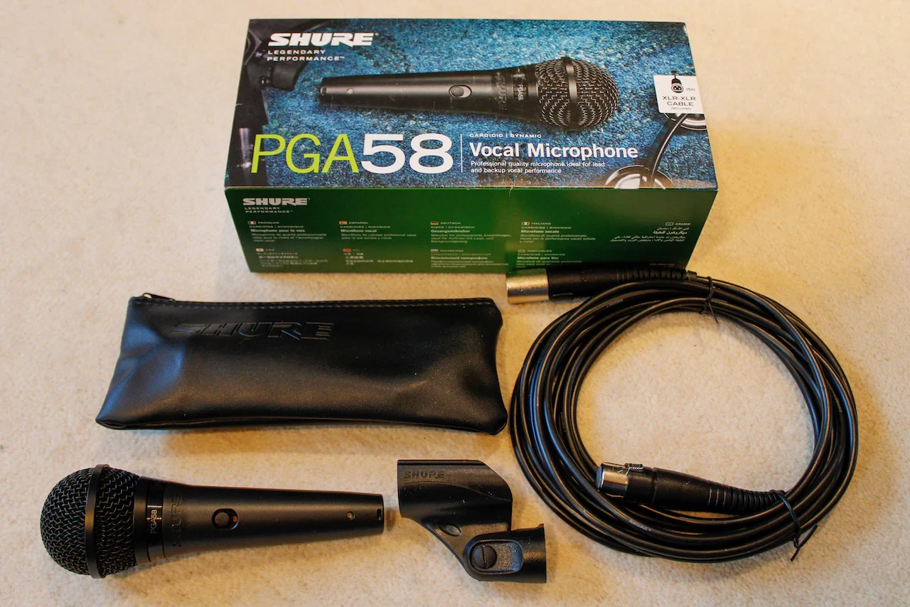 Micrófono Profesional Shure PGA58 QTR - Imagen 2