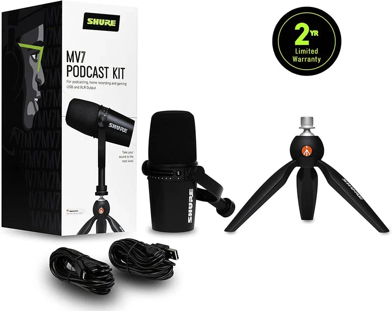 Micrófono Shure MV7X para Podcast