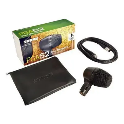 Micrófono Dinámico Shure PGA52 para Bombo