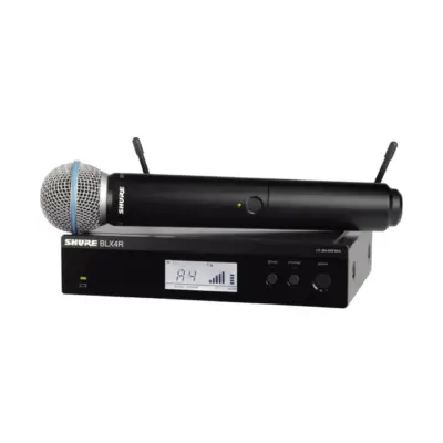 Shure Sistema Inalámbrico de Micrófono Dinámico Cardioide BLX24R-B58