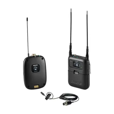 Sistema Inalámbrico Shure SLXD15 con Micrófono de Solapa DuraPlex DL4B