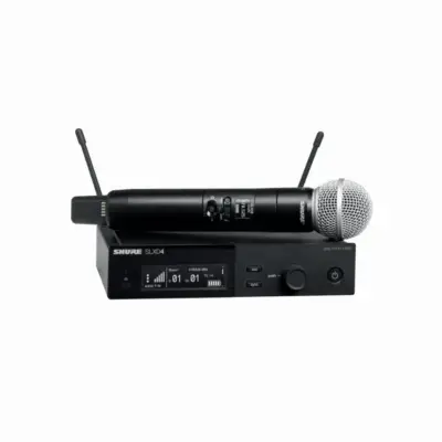 Sistema Inalámbrico Digital Shure SLXD24 con Micrófono de Mano SM58