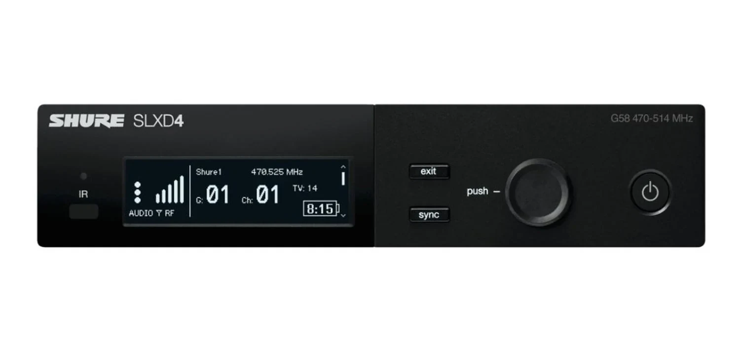 Sistema Inalámbrico Digital Shure SLXD24 con Micrófono de Mano SM58 - Imagen 3