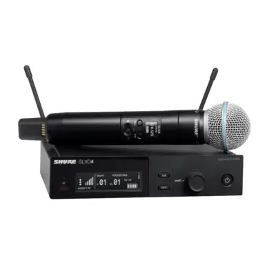 Sistema Inalámbrico de Mano Shure SLXD24 con Micrófono Beta58A