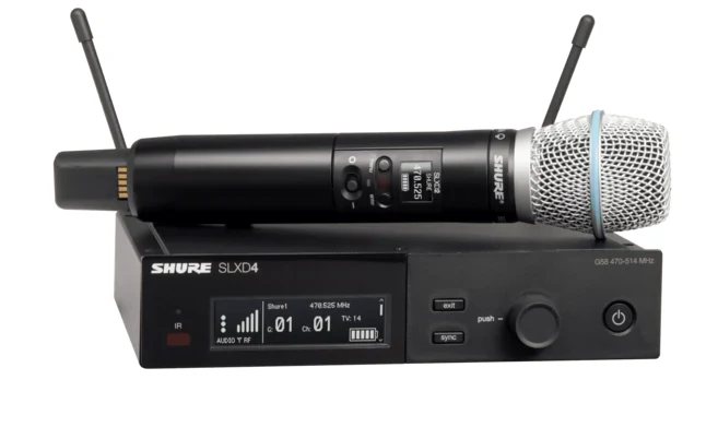 Sistema Inalámbrico de Mano Shure SLXD24/Beta87A