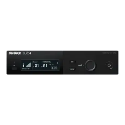 Receptor Inalámbrico Digital Profesional Shure SLXD4 G58