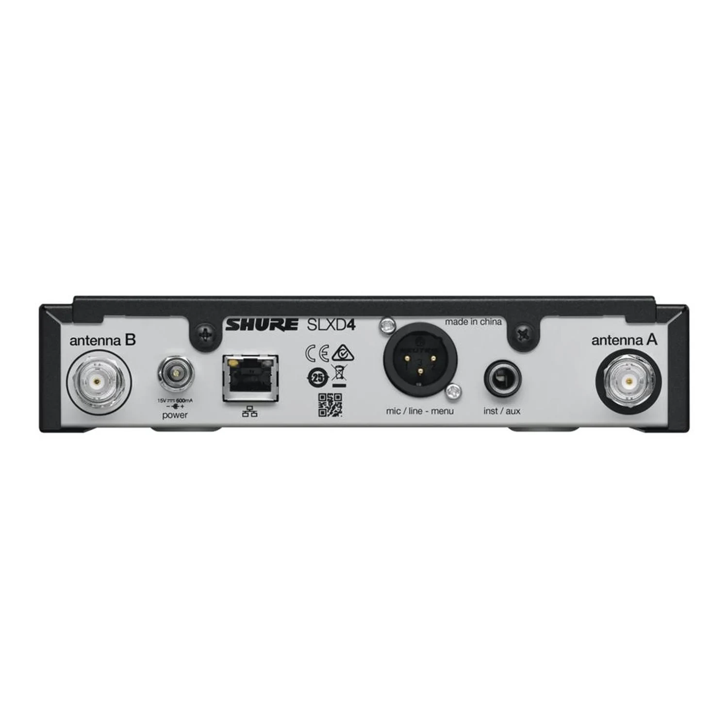 Receptor Inalámbrico Digital Profesional Shure SLXD4 G58 - Imagen 2