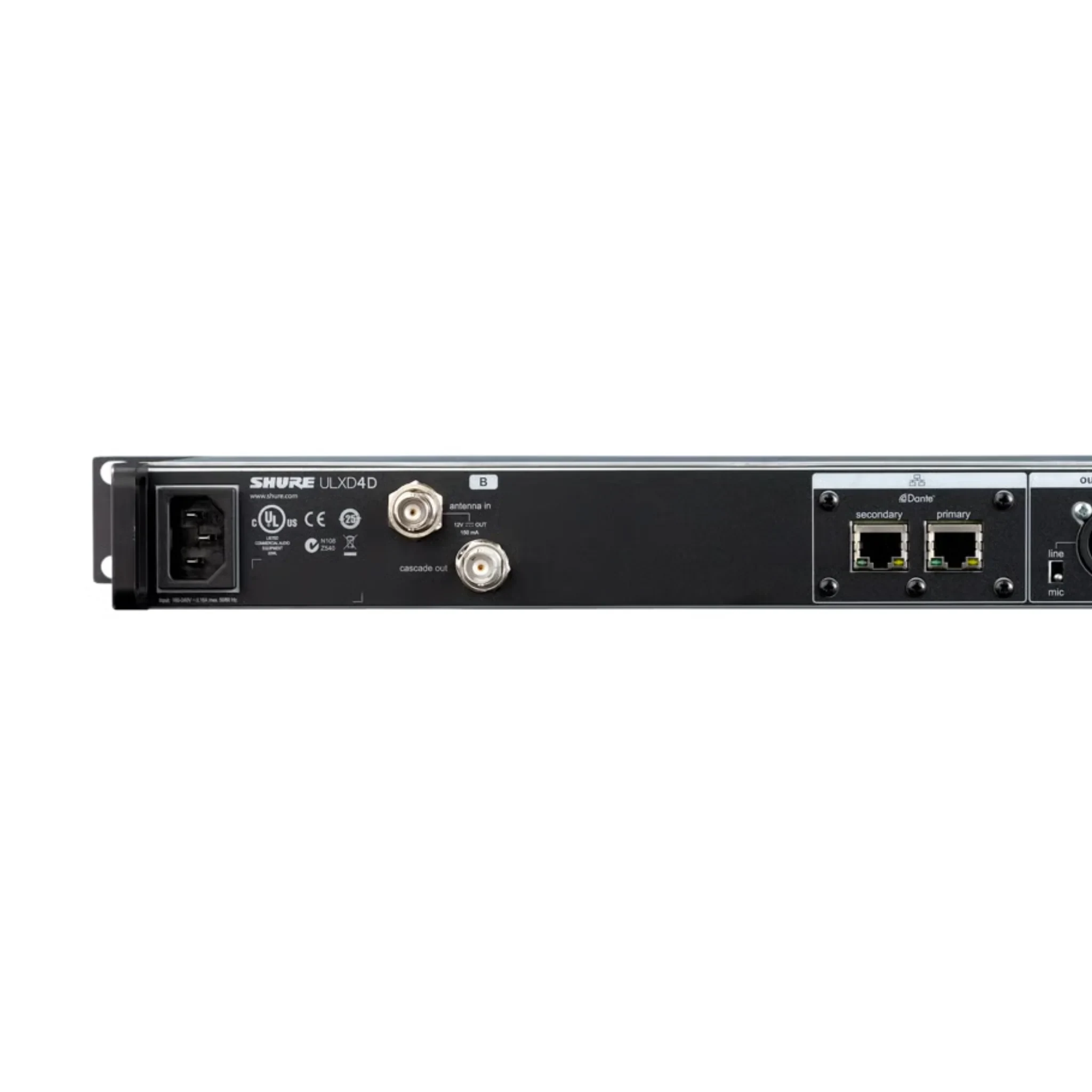 Receptor Doble Digital Shure ULX-D con Dante - Imagen 4