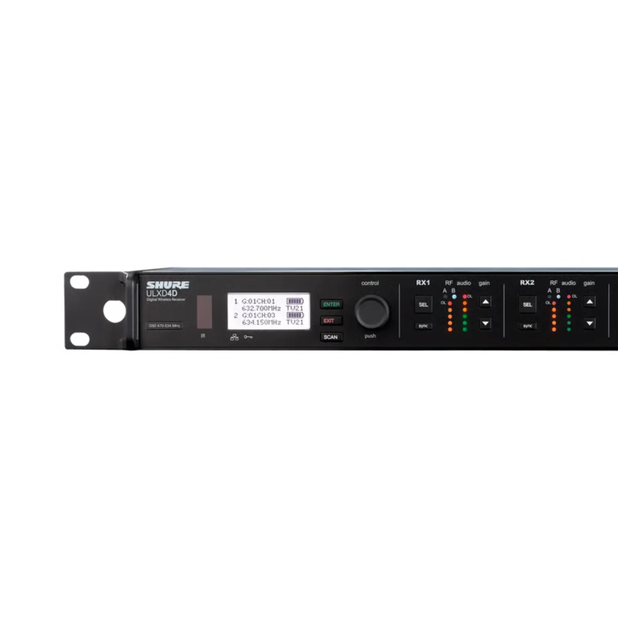 Receptor Doble Digital Shure ULX-D con Dante - Imagen 5