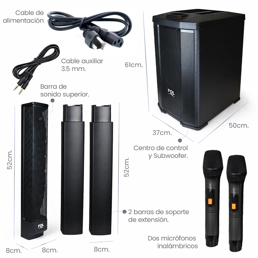 Sistema de Audio Torre FS-T900 - Imagen 5