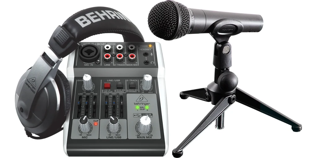 Sistema Behringer Podcastudio 2 USB