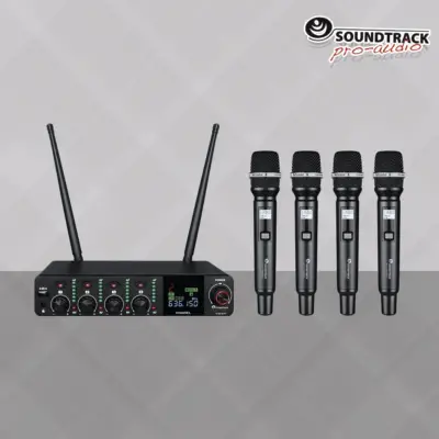 Sistema de micrófonos inalámbricos Soundtrack STW-401F