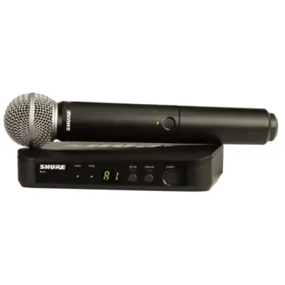 Sistema Inalámbrico con Micrófono de Mano Shure BLX24/SM58