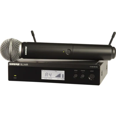 Sistema Inalámbrico con Micrófono de Mano Shure BLX24R/SM58