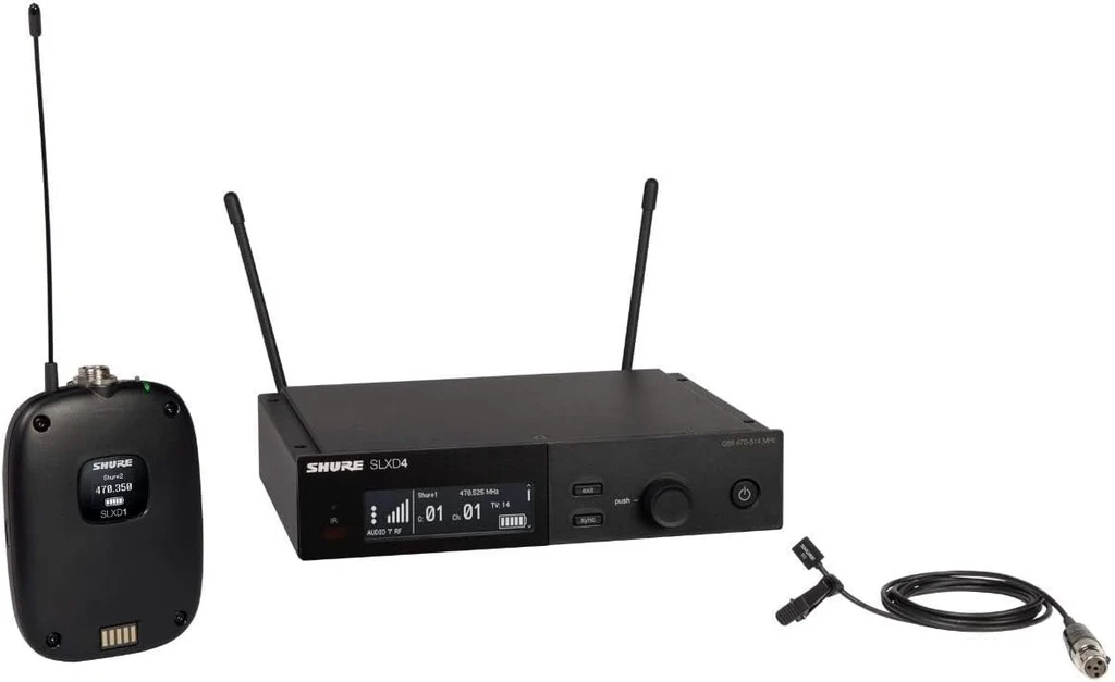Sistema inalámbrico digital con micrófono de diadema Shure SLXD14/SM35