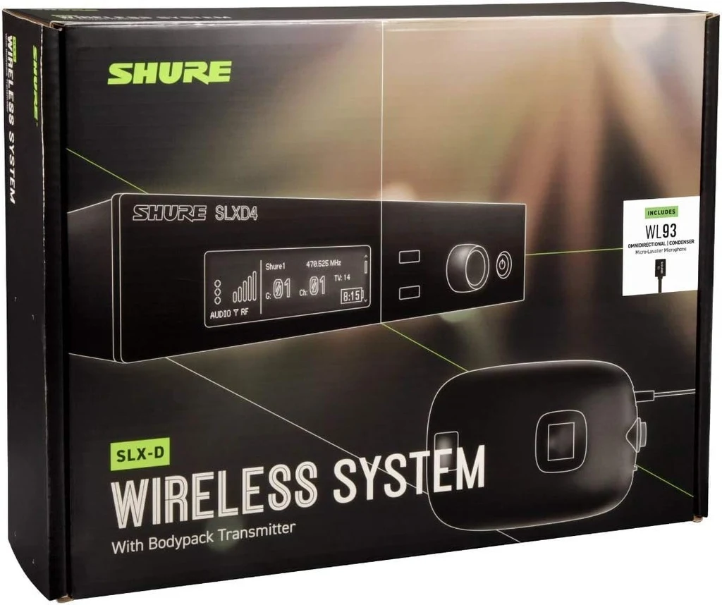 Sistema inalámbrico digital con micrófono de diadema Shure SLXD14/SM35 - Imagen 2