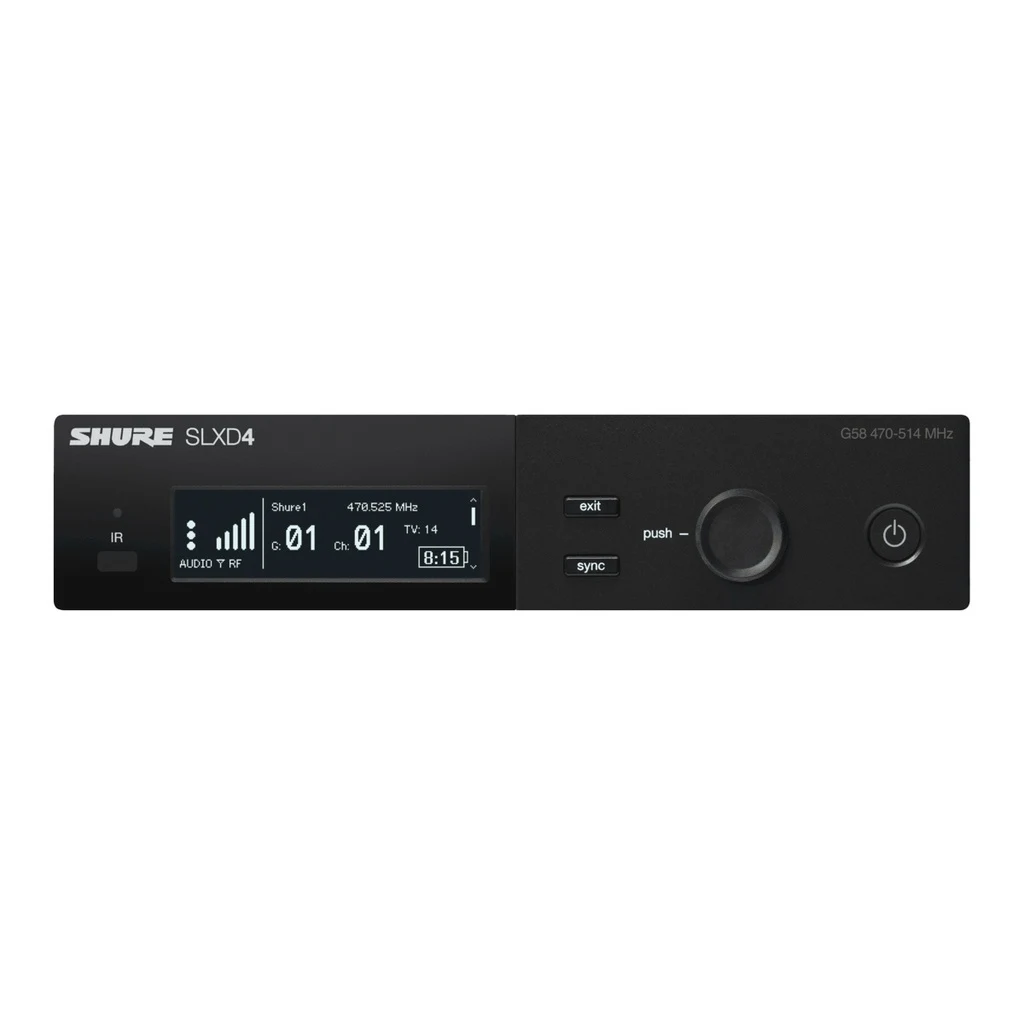 Sistema Inalámbrico Digital con Micrófono para Instrumento Shure SLXD14/98H-G58 - Imagen 2