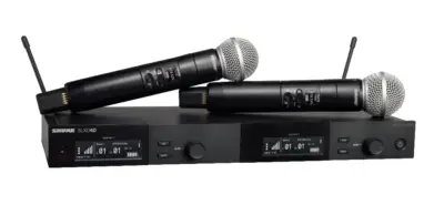Sistema Inalámbrico Digital Shure Doble SLXD24D/SM58