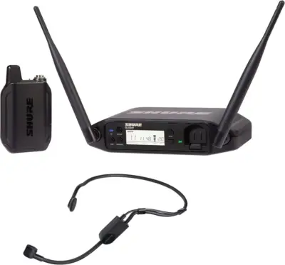 Sistema inalámbrico digital Shure GLXD14+ con micrófono de diadema PGA31