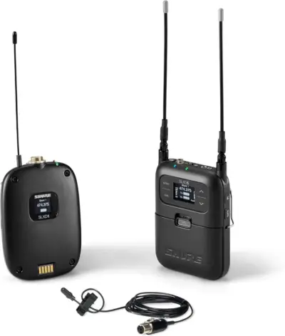 Sistema Inalámbrico Digital Shure SLXD15 con Micrófono Lavalier DL4B-G58