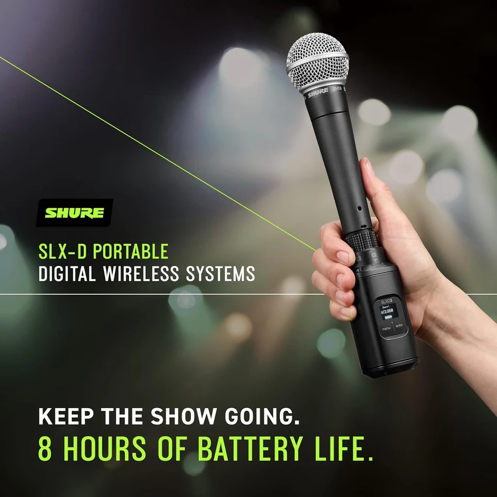 Sistema Inalámbrico Portátil Shure SLXD35-G58 - Imagen 11
