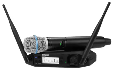 Sistema inalámbrico Shure GLXD24+ con micrófono BETA 87A