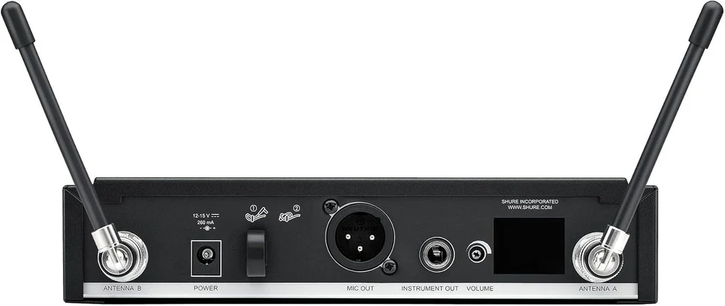 Sistema Inalámbrico Shure para Instrumento con Micrófono de Clip y Receptor Rack - Imagen 3