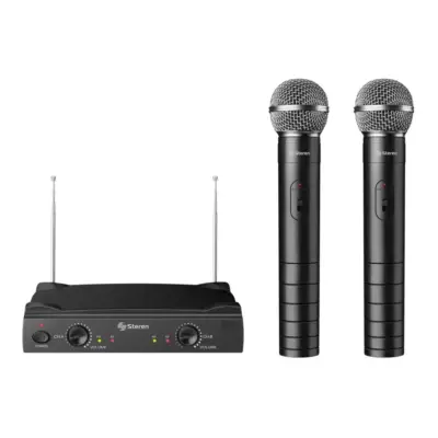 Sistema Inalámbrico UHF Steren de Mano WR-055UHF