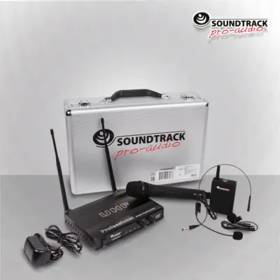 Sistema Soundtrack Inalámbrico de Mano y Diadema STW-28HUL