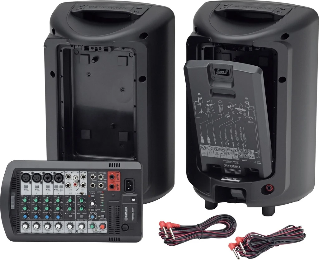 Sistema de Audio Portátil Yamaha Stage Pass 400W STGPS400BTSET - Imagen 3