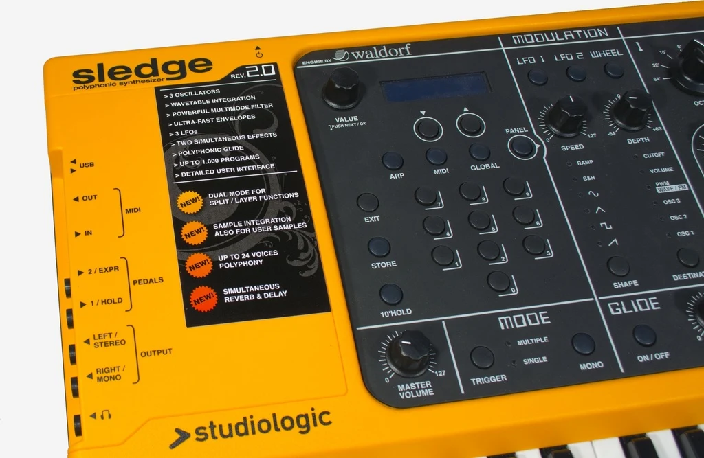 Sintetizador Análogo StudioLogic Sledge 2.0 de 61 Teclas - Imagen 6