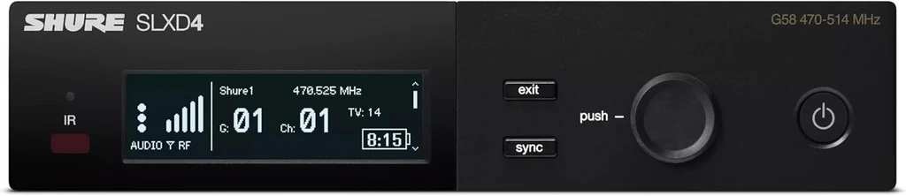 Sistema Inalámbrico Digital Shure SLXD24 con Transmisor SLXD2 y Cápsula KSM8 - Imagen 2