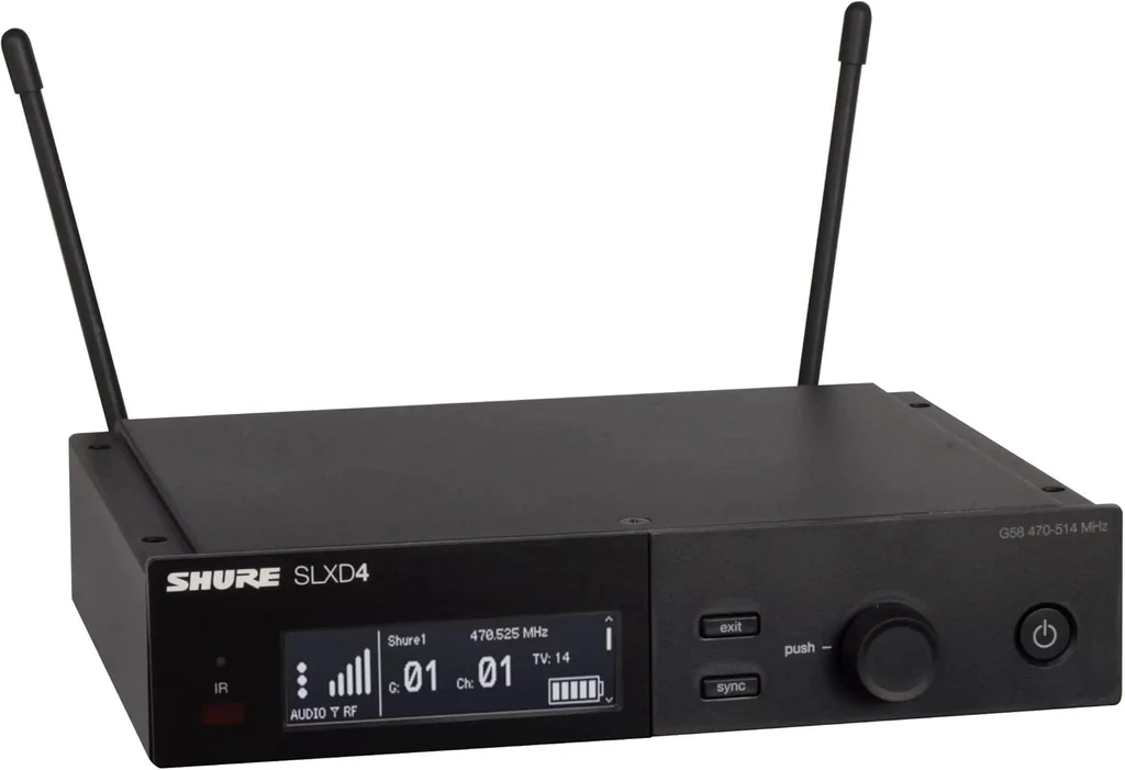 Sistema Inalámbrico Digital Shure SLXD24 con Transmisor SLXD2 y Cápsula KSM8 - Imagen 3