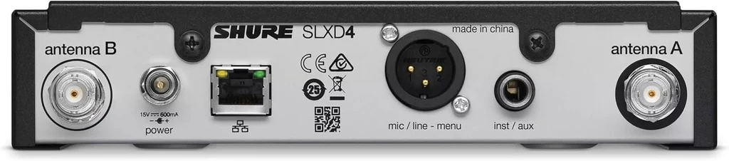 Sistema Inalámbrico Digital Shure SLXD24 con Transmisor SLXD2 y Cápsula KSM8 - Imagen 4