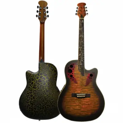 Smiger Guitarra Electroacústica Estilo Ovation de 40 Pulgadas
