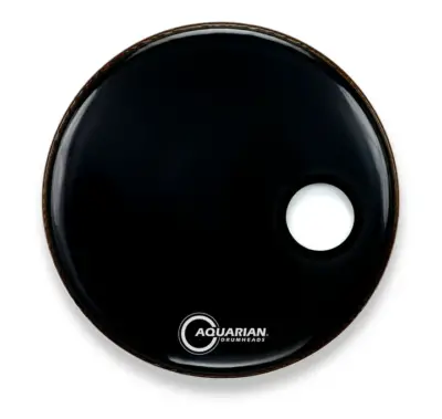 Parche de Bombo Frontal Aquarian 22" SMPTCC22BK