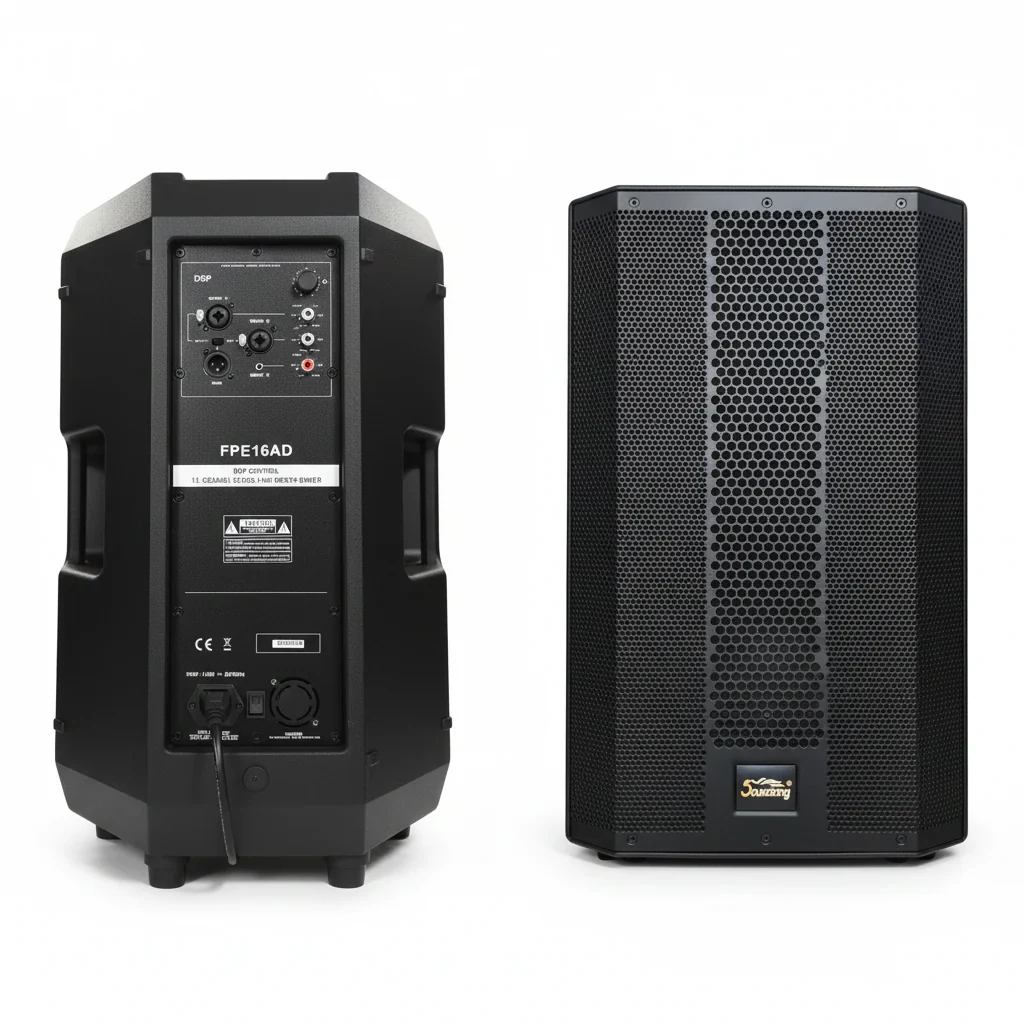 Soundking Altavoz Activo de Rango Completo 1400W con Bocina de 15"