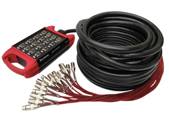Cable Medusa 12 Vías XLR Input y 4 Vías XLR Output 20M