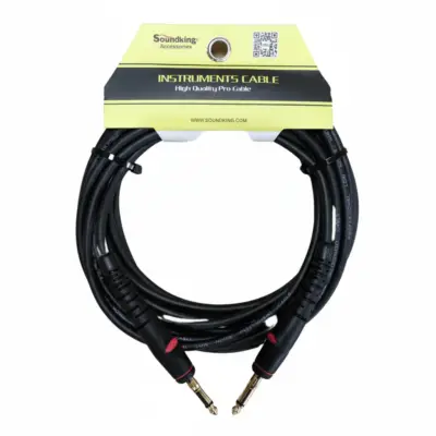 Cable para instrumento flexible plug a plug de 6.3 mm blindado 3 mts