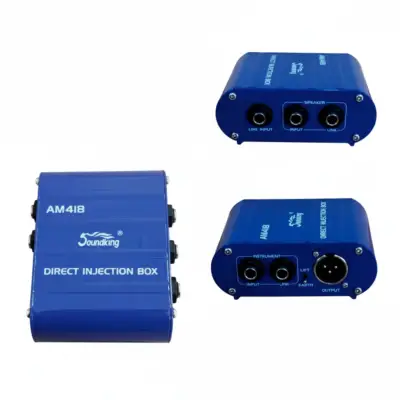 Caja Directa Pasiva Soundking 600 Ohm con Entradas 1/4 Jack y Salidas XLR Balanceadas