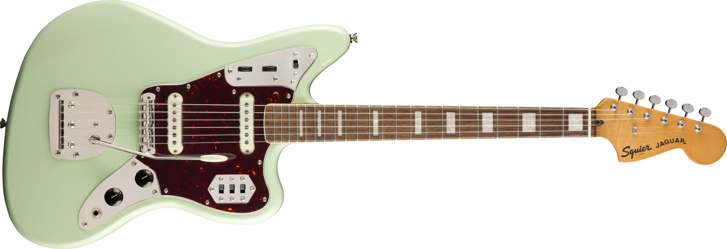 Guitarra eléctrica Squier Classic Vibe 70s Jaguar Surf Green