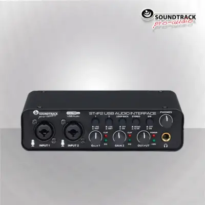 Interfaz de Audio ST-IF2 Mezcladora de Audio de 2 Canales